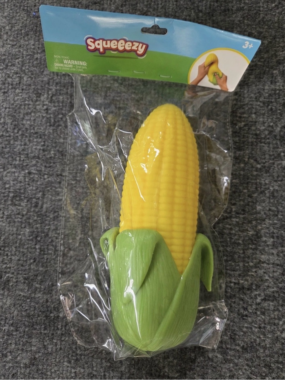 Sunny Days Squeezy Corn - Squishy Stress & Sensory Fidget - New Sealed!